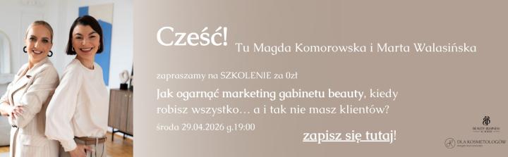 Marketing gabinetu beauty bez chaosu: bezpłatne szkolenie, które porządkuje strategię